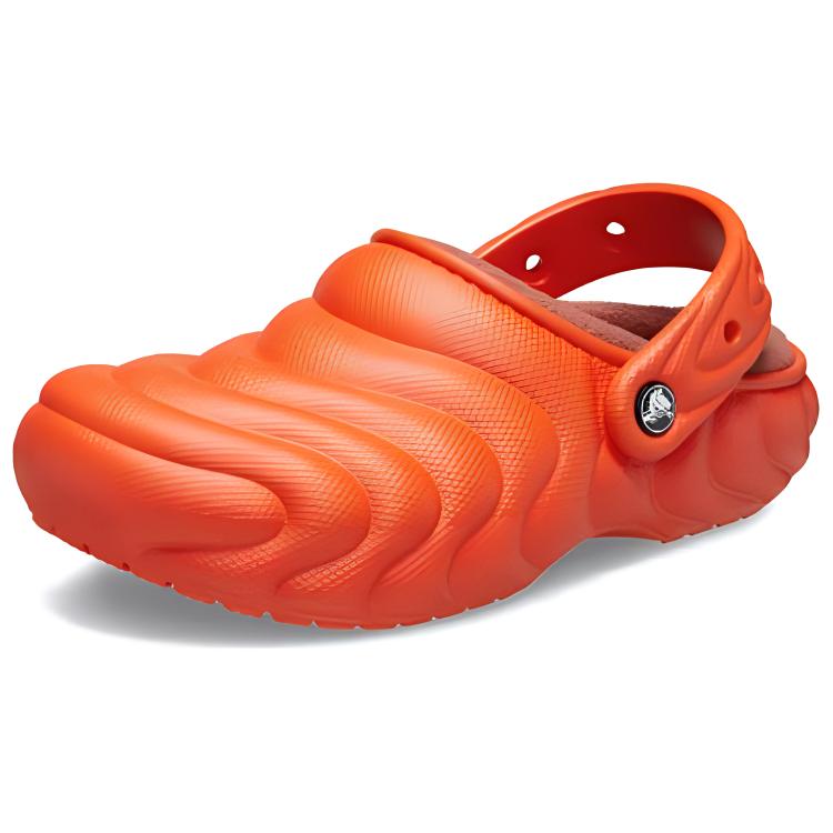 Crocs Простые Универсальные Клоги Унисекс Обувь Оранжевый 210059-84J