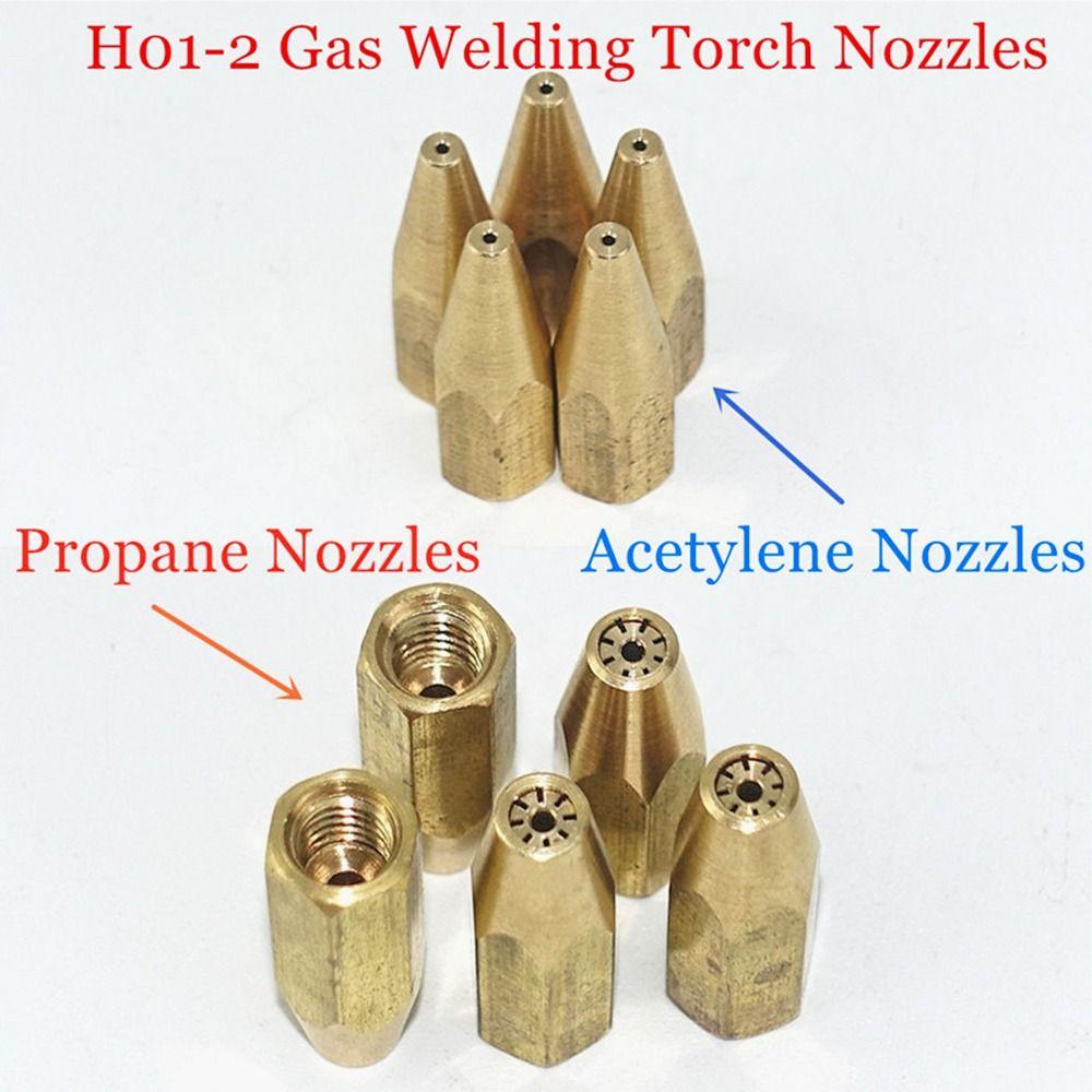 Cutting Welding Accessory Propane Acetylene Torch Tip Oxygen Welding H01-2 Gas Brazing Torch Nozzle