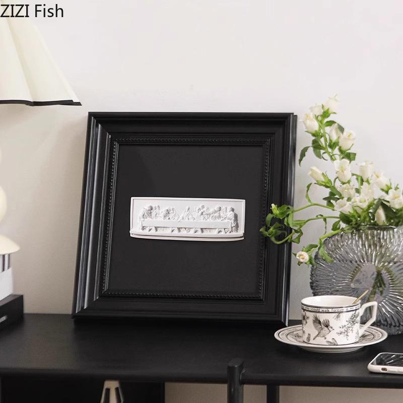 Гипсовая статуэтка Венеры Подвесные картины Настенные украшения Декор гостиной Фоновый дисплей Настенная картина с изображением персонажа