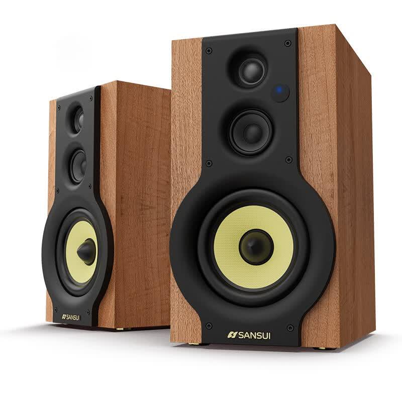 SANSUI S880 HiFi Bookshelf Speakers with Stands (CN version)