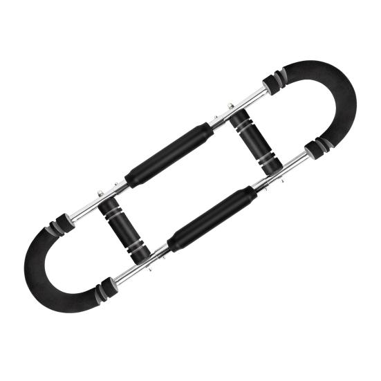 Twister Arm Exerciser with Foam Handle Adjustable Spring Workout Bar Forearm Triceps Muscle Strengthener Chest Expander Portable Home Fitness