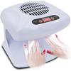 Nail Dryer Fan,Nail Gel Fast Drying Curing Nail Fan Dryer for Regular Polish, Hot & Cold Wind Nail Blower Dryer for Manicure Salon