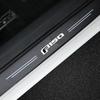 AAANG1 New Carbon Fiber Car Door Sill Sticker Threshold Side Anti Scratch Sticker For Ford F150 Logo Waterproof Decal Car Accessories