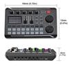 Звуковая карта F998 DJ Оборудование Микрофон Звуковая карта Консоль Студийный комплект звуковой карты Кабель Телефон Микшер Компьютер Прямой эфир Микшер голоса
