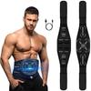 Abdominal Muscle Trainer Belt with EMS Massage, Slimming & Toning Device for Home Fitness, Fat Burner