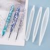 DIY Ballpoint Pen Shape Silicone Crystal Epoxy Handmade Craft Stationery Mold