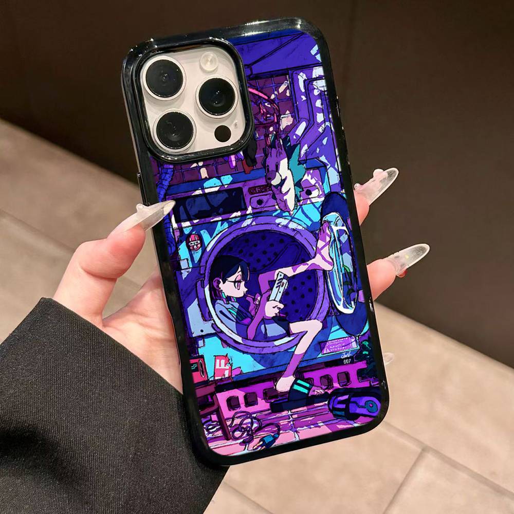 Zutomayo Аниме Певец Для IPhone 17 16 15 14 13 12 11 Pro Max Plus Ударопрочная задняя крышка телефона из ПК+ТПУ
