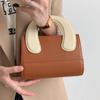 Min Portable Jelly Bag Autumn and Winter Cute Small Square Hand Bag Generation Leather Crossbody Shoulder Bag