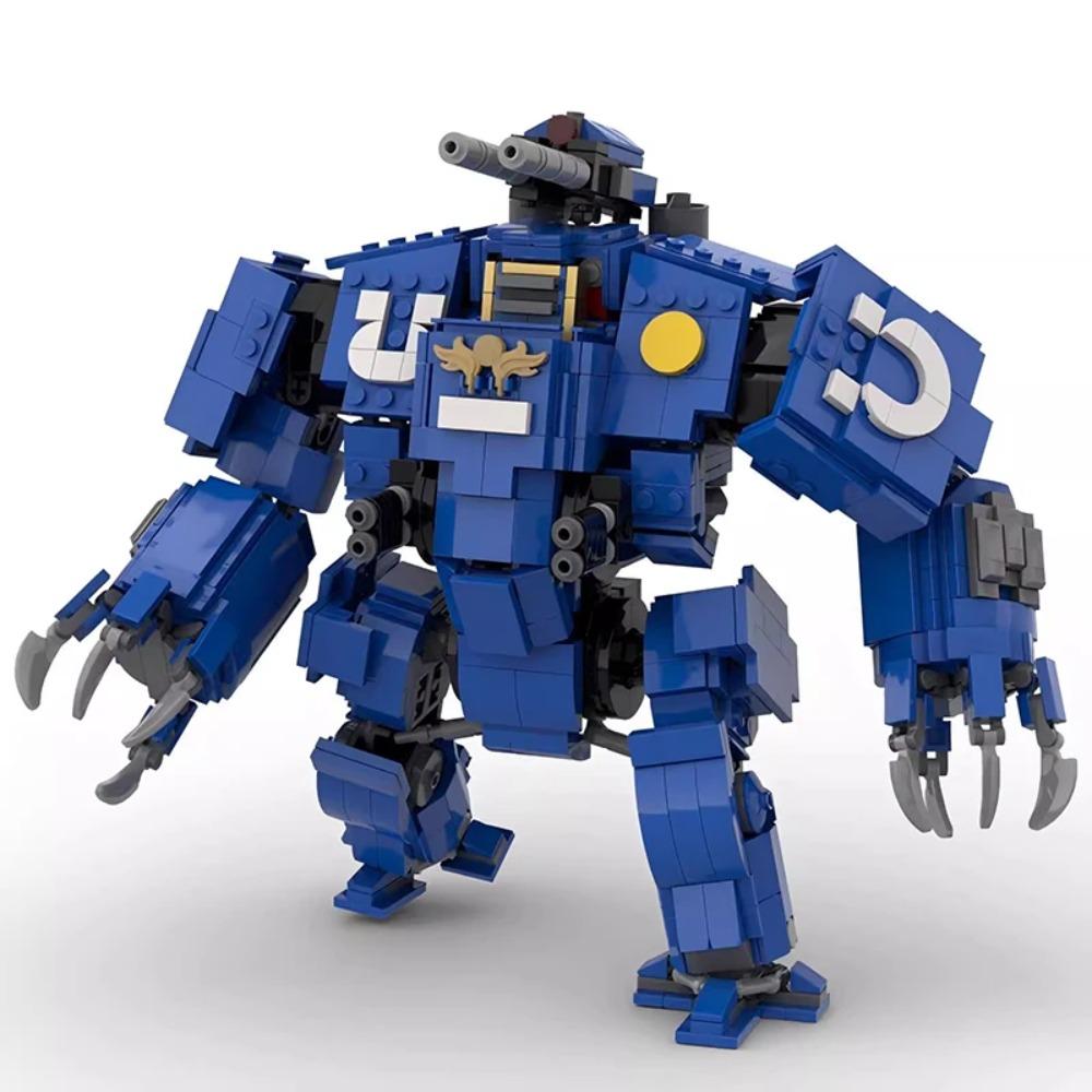 Bricklink Игра Меха ОРК Killas Kan Дредноут Терминатор Капитан Черные Храмовники Некрон Воин Робот Наборы Строительные Блоки Игрушки