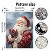 Christmas Santa Claus Pearl Painting Kit Handmade DIY Home Decoration Painting
