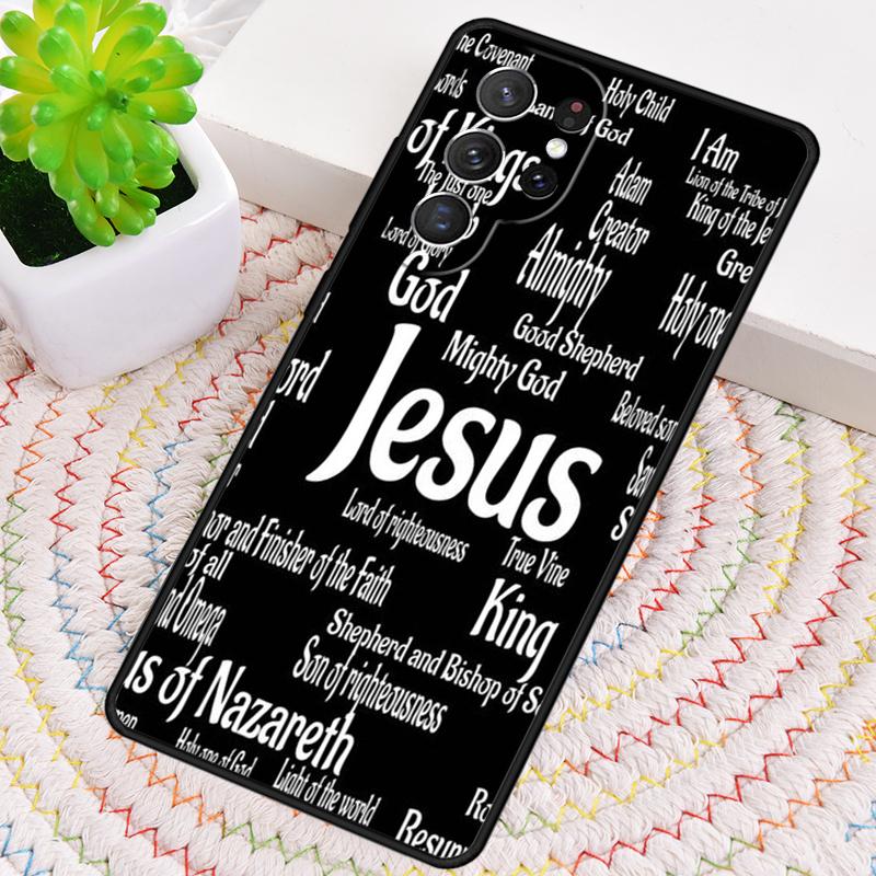 Verse of The Christian Bible Jesus TPU Phone Case For Samsung Galaxy note 10 pro S26 S25 S24 S23 S22 Ultra Plus S21 FE S20 Cover