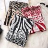 New Brand Designer Silk Scarf Leopard Zebra Dot Foulards Bandana Long Large Shawls Wraps Winter Neck Scarves Pashmina Hijab