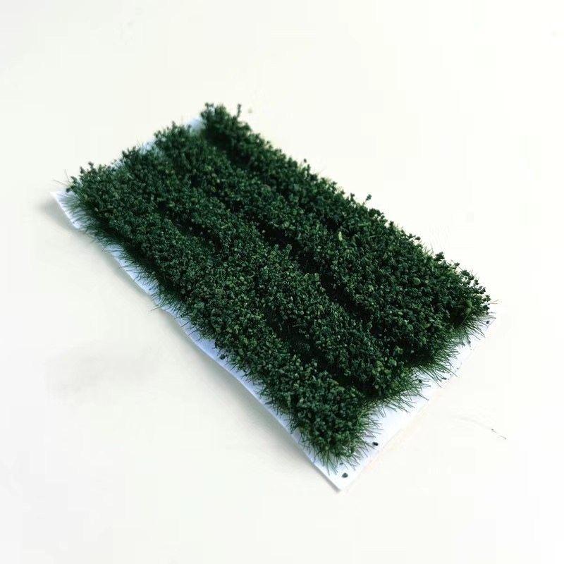 4Pcs 8Mm Miniature Grass Tufts Model Railway Scenery Material Artificial Farm Crop For Garden Landscape Diorama