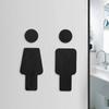 Men and Women Restroom Signages Signs Sturdy Wood Decoration Wooden Lavatory Signboards for