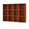 Squares Wood Desktop Organizer Vintage Style Wooden Storage Holder  Tabletop