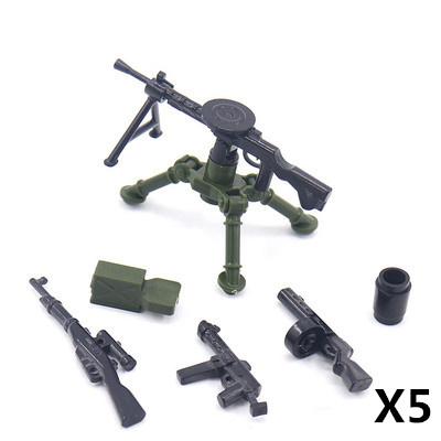 Военные Строительные Блоки Фигурка Солдата Аксессуары Палатка Бочка с Маслом Мешок с Песком Оружие Коробка с Оружием Армейские Кирпичики Подарочные Игрушки Дети J034