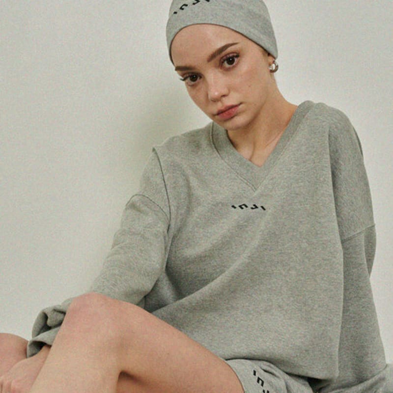 Лого Повязка на голову INJIACTIVE Серая