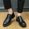 Повседневные кожаные лоферы, модные классические броги, кожаные ручной работы, на толстом каблуке, мужские, деловые, свадебные, для формальных вечеринок