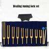 Tuning Fork Sound Healing Chakras Therapy Tuning Fork Musical Instrument Percussion Meditation Yoga Accessories