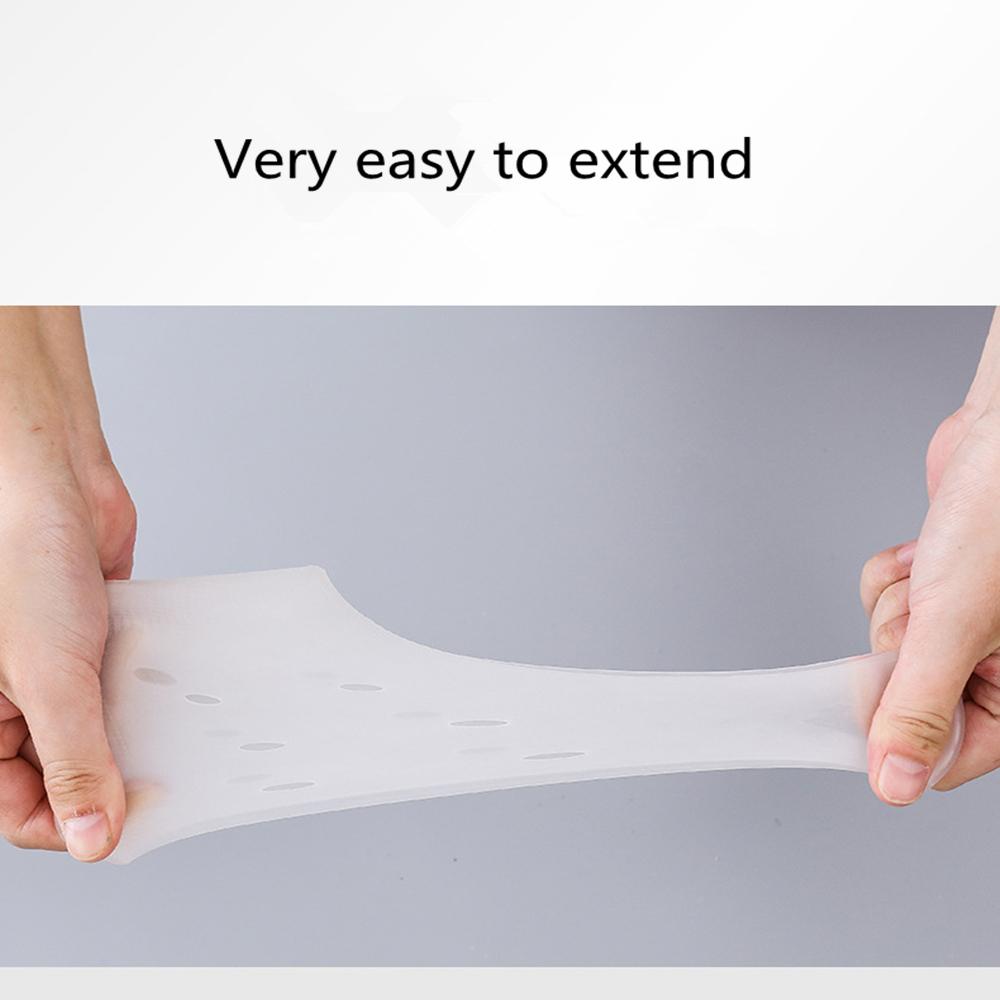 2 пары увлажняющих силиконовых гелевых рукавов на пятку, протектор для ухода за кожей потрескавшихся пяток