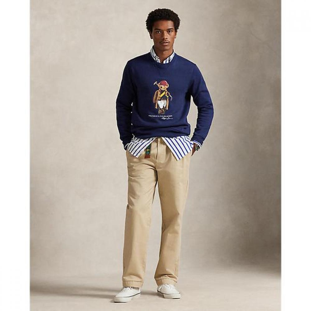 Polo Ralph Lauren Мужская флисовая толстовка с воротником-поло Медведь Поло Mnpokni16825170400