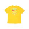 Logo Breathable Printed Short Sleeve Drop Shoulder T-Shirt Men T-Shirts Yellow DA1490-700