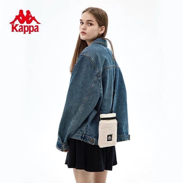 Kappa Thick and Warm Sports Crossbody Bag Plush Portable Bag
