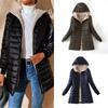 Women's Jacket Winter New Mid Length Korean Edition Hooded Fit Plus Fleece Cotton Coat Warm Lamb Fleece Parkas Winter Jackets