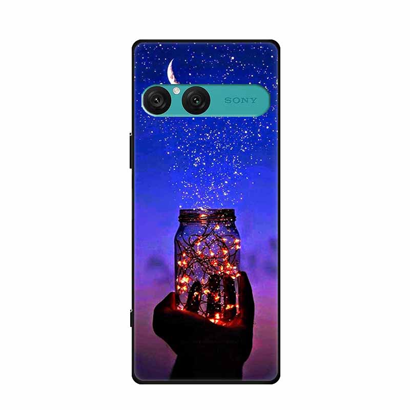 Для Sony Xperia 10 VII Чехол Мягкий Силиконовый ТПУ Задняя Крышка Защитный Чехол для Xperia10 VII 5G XQ-FE54 XQZ-CBFE Черные Чехлы для Телефона