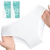 Freego Women's Disposable Breathable Cotton Underwear for Travel, Business Trips, Hospitalization, Pregnancy, and Menstruation, 10-Pack, Medium