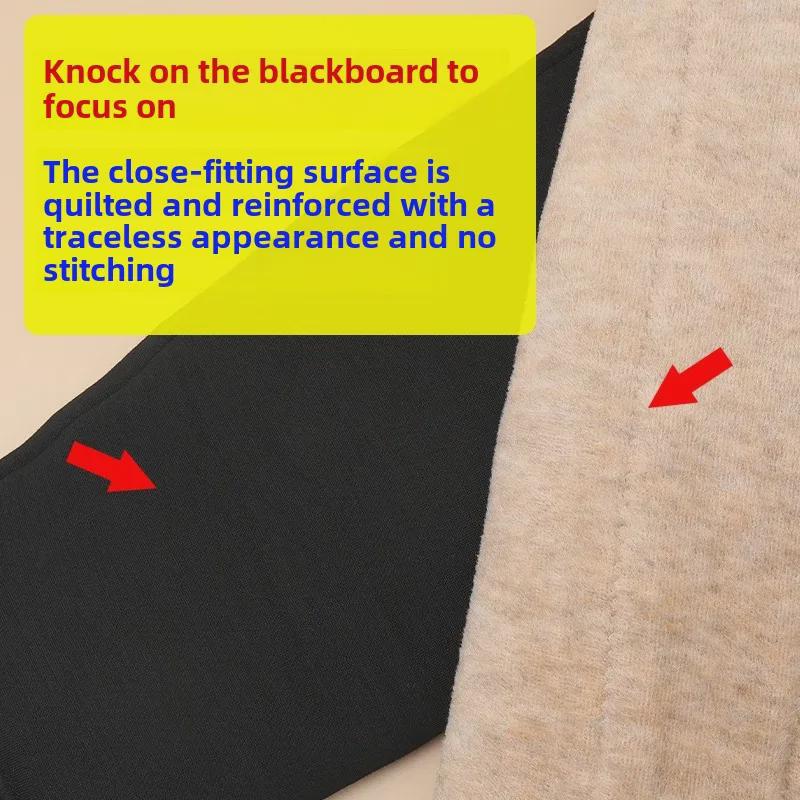 Теплые зимние штаны из пятислойного утепленного хлопка Northeast с наколенниками - леггинсы унисекс с высокой талией