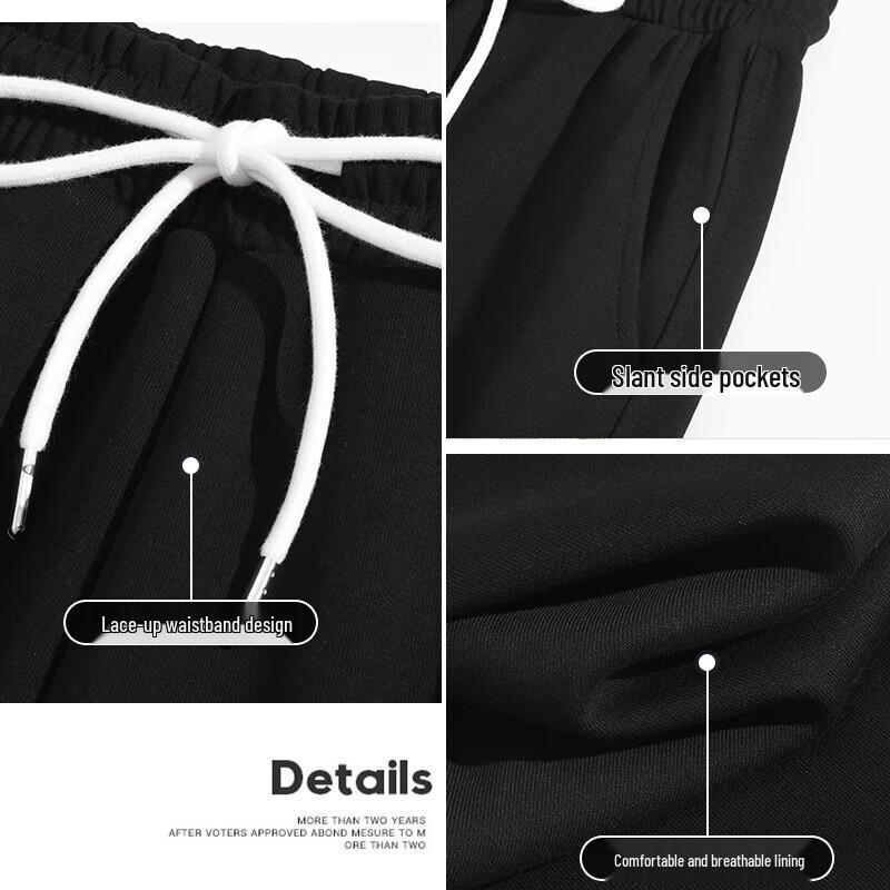 JEANSWEST Women's High-Waist Drawstring Casual Pants
