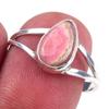 Natural Rhodochrosite Gemstone Handmade 925 Solid Sterling Silver Ring S.9 g6G66