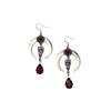 New Gothic Vampire Bat Moon Dangle Earrings - European and American Style