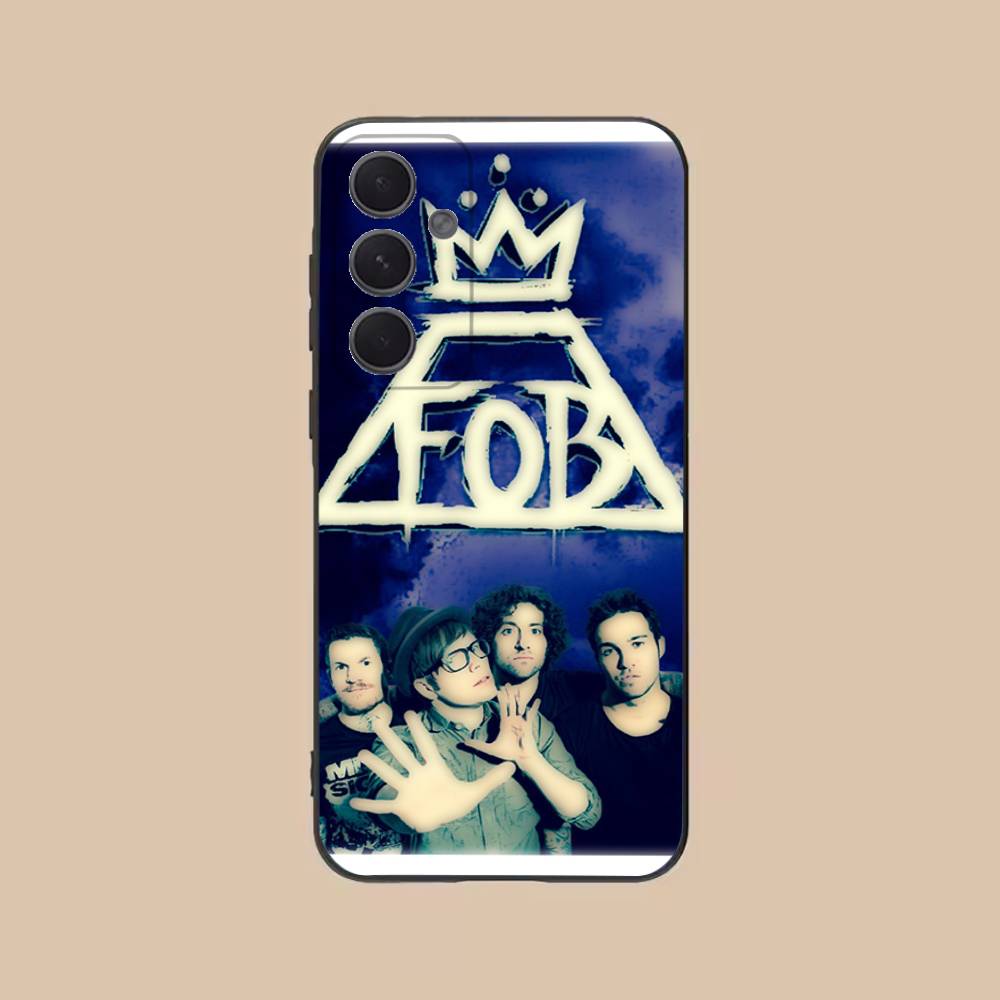 F-Fall O-Out Boy Phone Case For Samsung S25,24,21,22,23,20,S30,Ultra,Plus,Fe,Lite,Note,5G Black Soft
