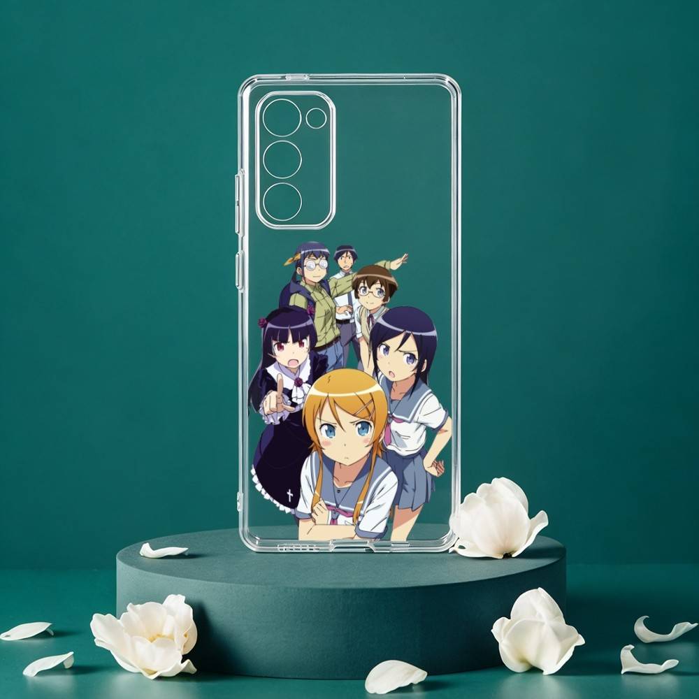 O-Oreimo-MO A-Anime Phone Case For Samsung Galaxy S24 S25 S23 S22 S21 Plus S24 S25 Transparent Cover Case