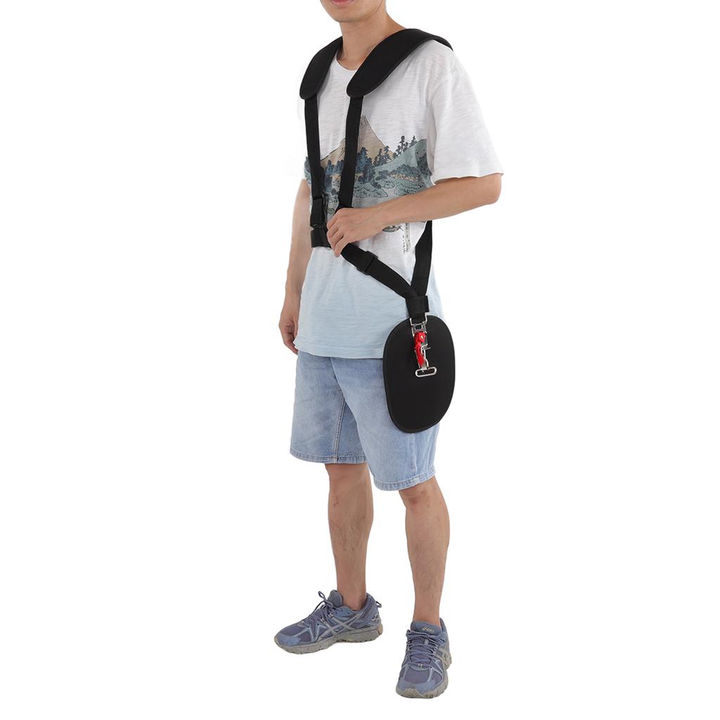 Регулируемый ремень для газонокосилки с пряжкой, полиэстеровый ремень с двойным плечевым ремнем для триммера