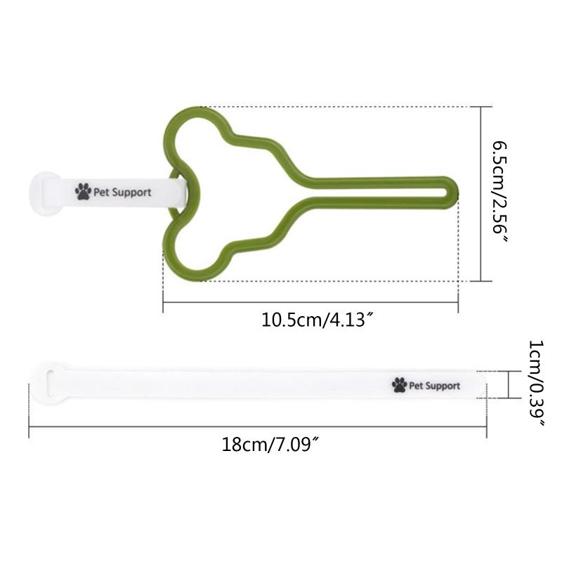 7 шт. Экологичный полипропиленовый диспенсер для собачьих какашек, держатель для собачьих какашек, зажим для рук, принадлежности для уборки собак