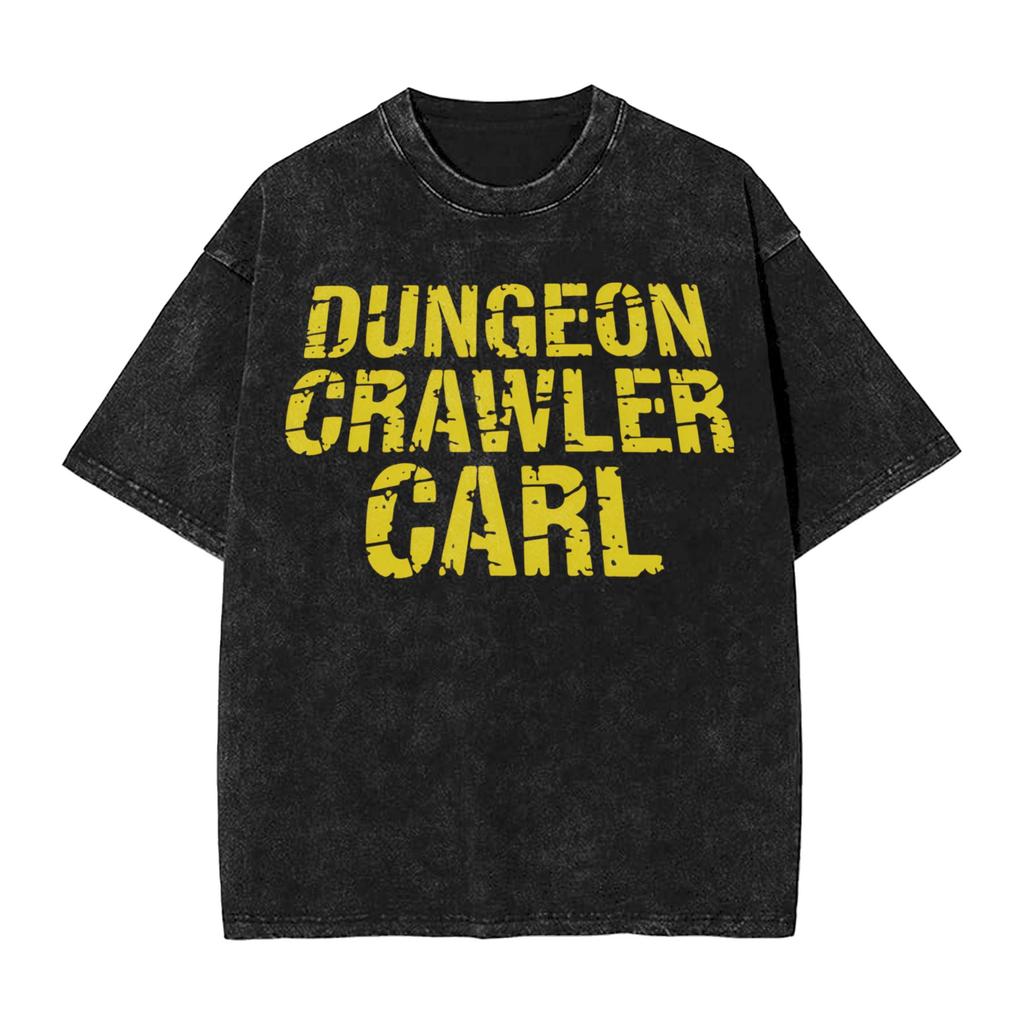 Dungeon Crawler Carl Tshirt Summer Y2k Retro Tshirts Casual Harajuku Tshirt For Man Short Sleeve Printed Tees