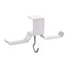 1Pc No Drill Desk Side Hanger Dual Hook Backpack Hanger Portable Desk Side Bag Hook  Classroom