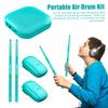 Virtual Electronic Drum Set Electric Pocket Air Drum Kit with Drumsticks Pedals Audio Converter for Adults Kids Beginners