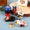 1шт 1:12 кукольных миниатюрных рождественских печенья, печенья, конфет, подарочная коробка, жестяная коробка, модель, декор для дома, декоративная игрушка