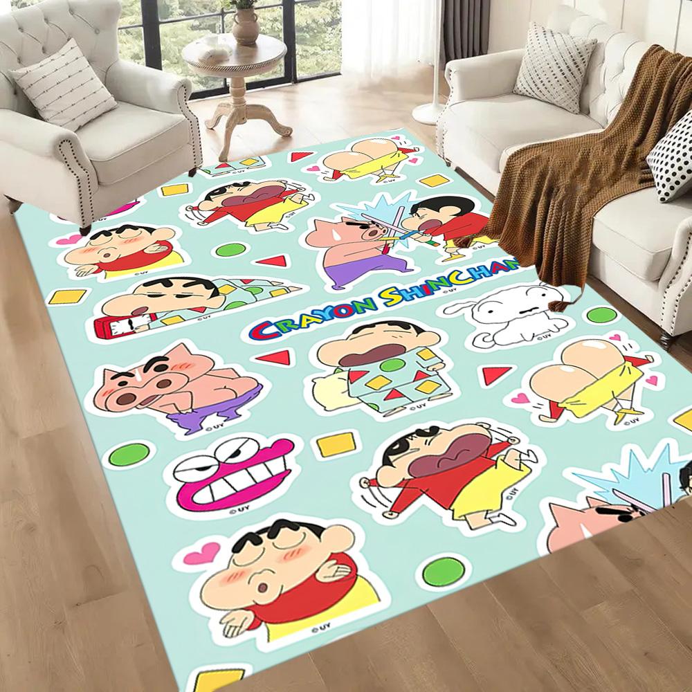 Crayon Shin-chan Adventure Square rugs are a great choice for living rooms, bedrooms, home décor, and as gifts.
