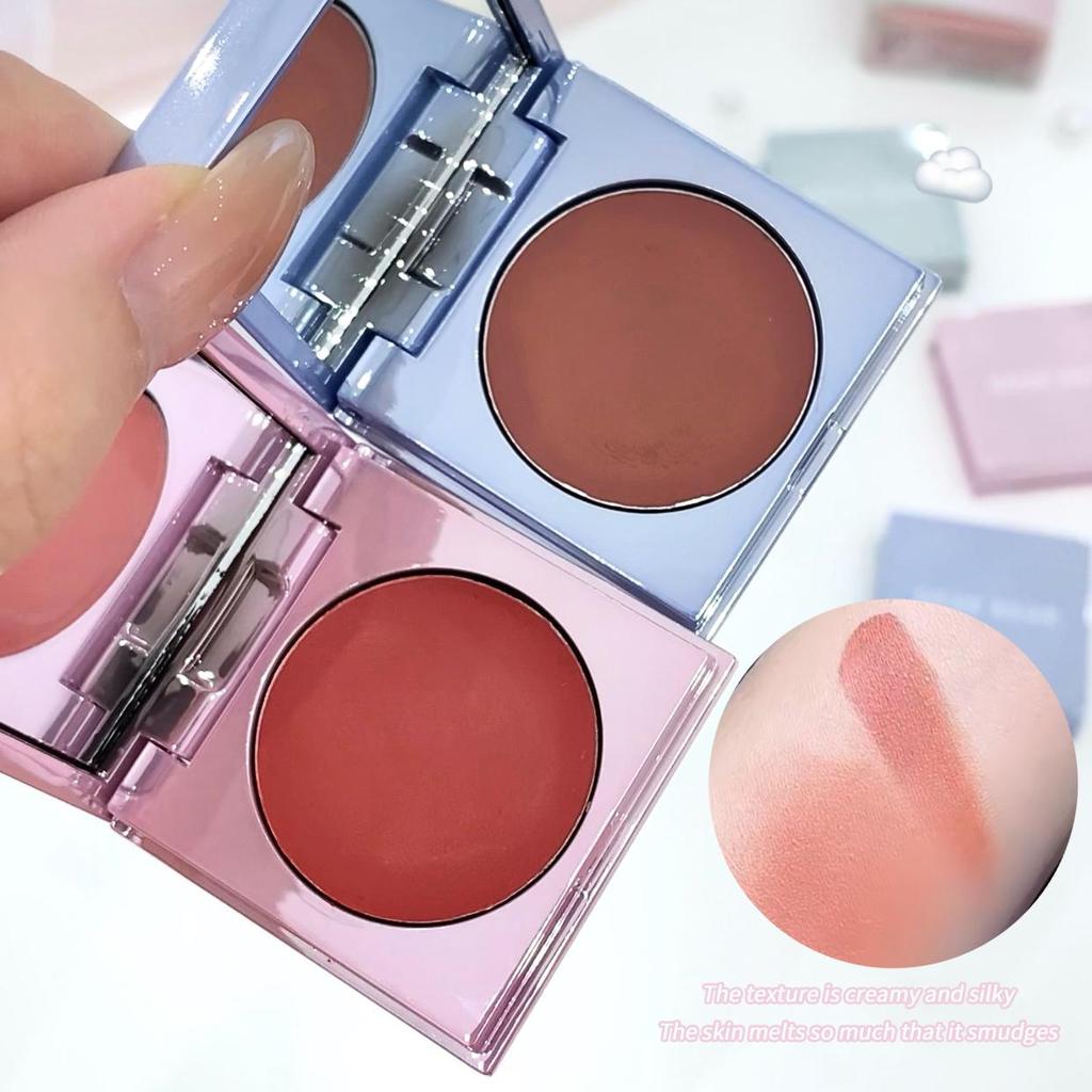 GEGE BEAR Lip Mud Blush Eyeshadow Multifunctional Cosmetics Slightly Tipsy Easy To Smudge Blush Palette