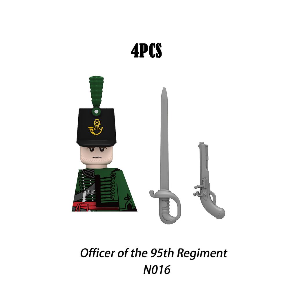 Военные Наполеоновские войны Солдаты Строительные блоки WW2 Русско-британская армия Фигурки Гвардия Пехота Оружие MOC Кирпичи Мальчик Игрушка