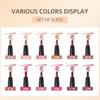 12 Pcs Matte Lip Liner Set Long Lasting Lip Liner Lipstick Nude Waterproof Retouch Lipstick Pen