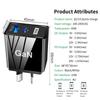 33 Вт GaN USB-зарядное устройство для мобильных телефонов QC 3.0 с вилкой US/EU/UK для быстрой зарядки
