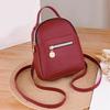 Korean Women Autumn Winter Multi-Pocket Small Backpack Travel Large-Capacity Double Shoulder Mobile Phone Bag