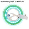 Outdoor Game Fying Kites Round Blue String Flying Winder Fire Wheel Handle Tool Kite Reel