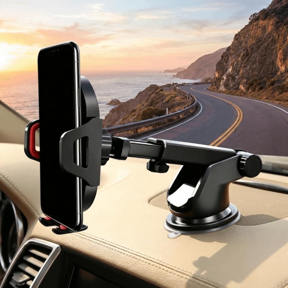 Retractable Arm Mobile Phone Bracket Rotate Dashboard Bracket Car Phone Holder Car
